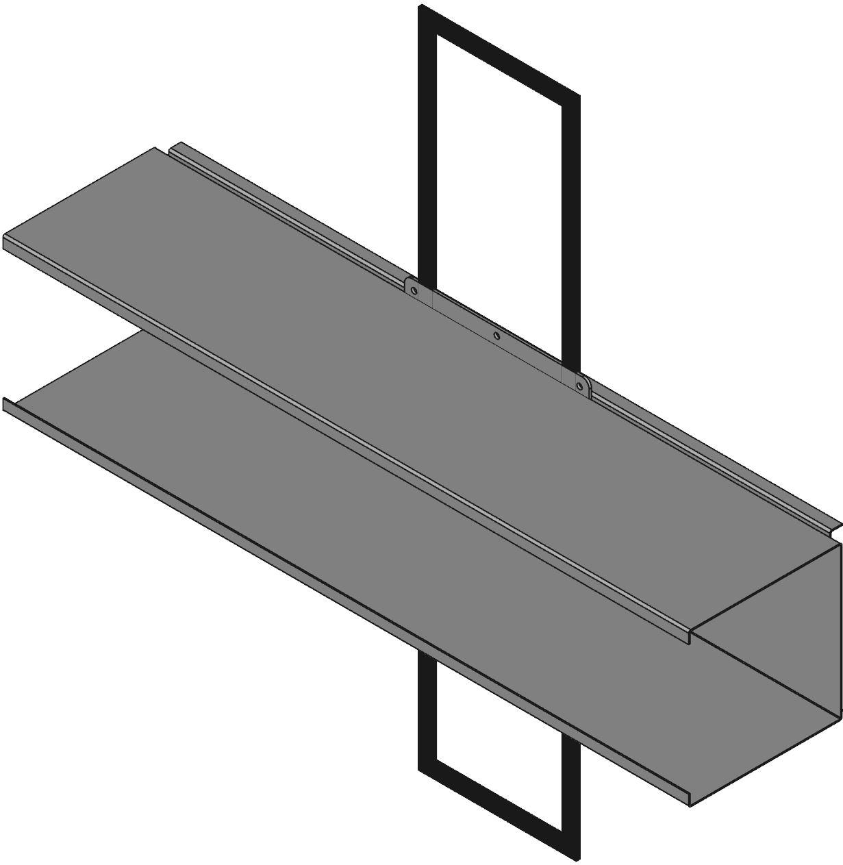 Hammond Manufacturing-1487E36SS Verdrahtungskanäle Wiring Ducts Solid Wall Square with Cover Screw Steel