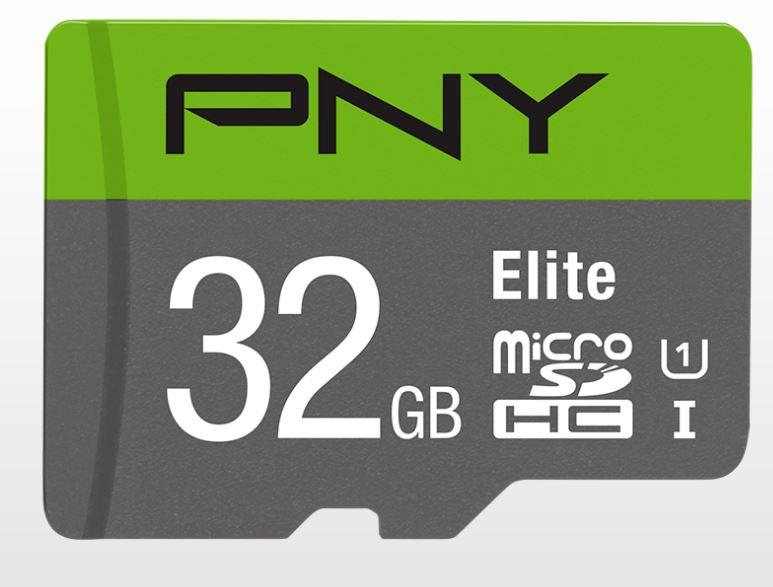 PNY Technologies-P-SDU32U185EL-GE Flash Cards Flash Card 32G-byte MicroSDHC Card