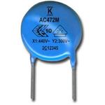 KEMET Corporation-C911U471KVYDBA7317 Kondensator, keramisch, einlagig Cap Ceramic Suppression X1/Y1 470pF 400VAC Y5P 10%( 8 X 5mm) Radial Disc 10mm 125°C Ammo