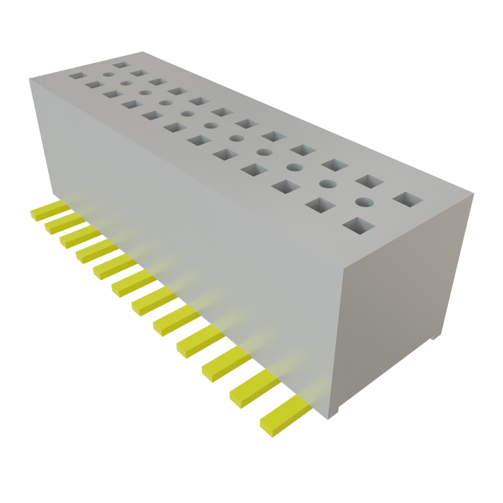 Samtec-CLE-112-01-G-DV Connector Headers and PCB Receptacles Conn Socket Strip SKT 24 POS 0.8mm Solder ST Top Entry SMD Tube