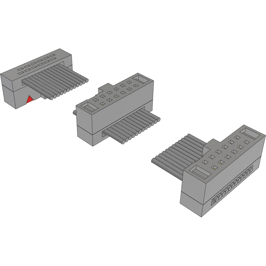 Samtec-FFSD-06-D-06.00-01-N-D03-R Flachband Kabelbaugruppen Flat IDC Cable Assembly
