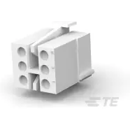 TE Connectivity-1-480696-0 Einzeladersteckverbinder, Gehäuse Conn Housing RCP 6 POS 4.95mm Crimp ST Cable Mount Natural Bag