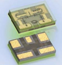 Microchip Technology-MPS2R10-606 射频开关 RF Switch SPDT 20MHz to 1GHz 45dB 5-Pin Die T/R