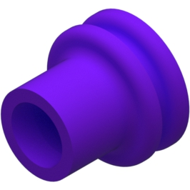 Aptiv-12191235 Cable Accessories Cable Accessories Seal Silicon Rubber Violet Individual