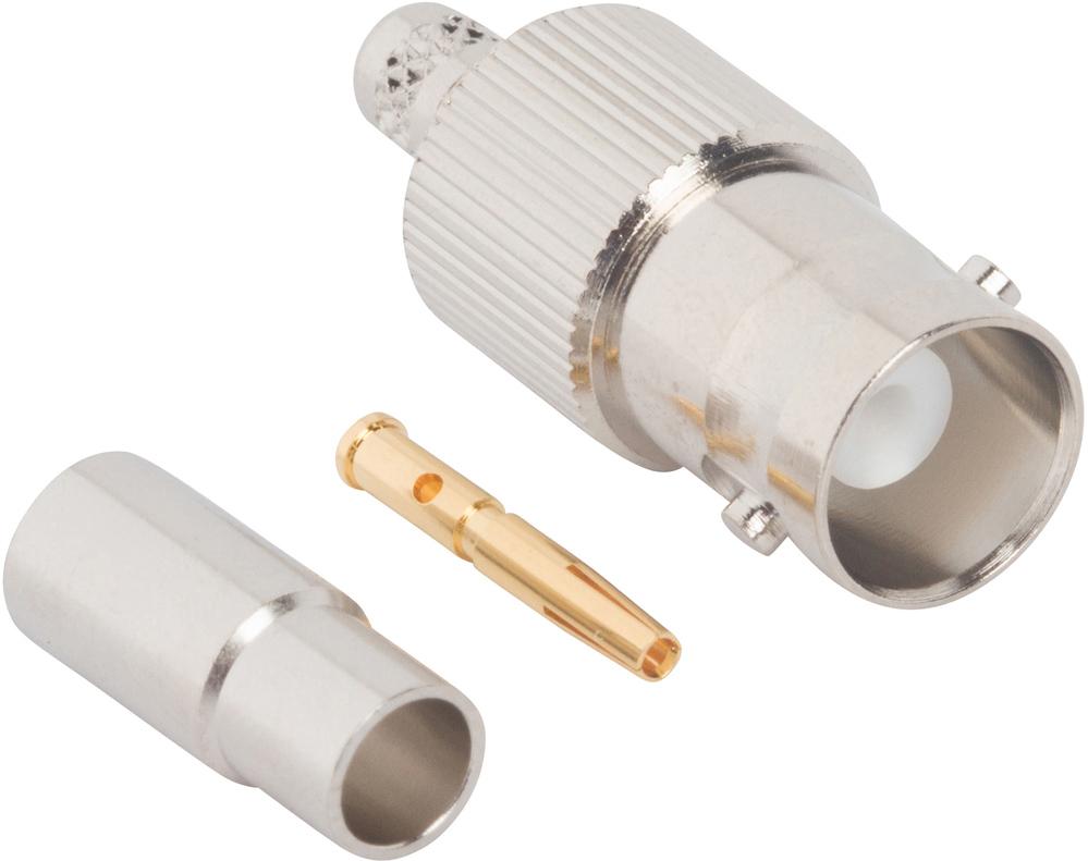 Amphenol RF-112152 射频连接器 Conn BNC 0Hz to 4GHz 50Ohm Crimp ST Cable Mount F Gold