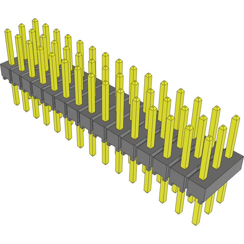Samtec-TSW-115-08-S-T 连接器插头及 PCB 插座 Conn Unshrouded Header HDR 45 POS 2.54mm Solder ST Top Entry Thru-Hole Bulk