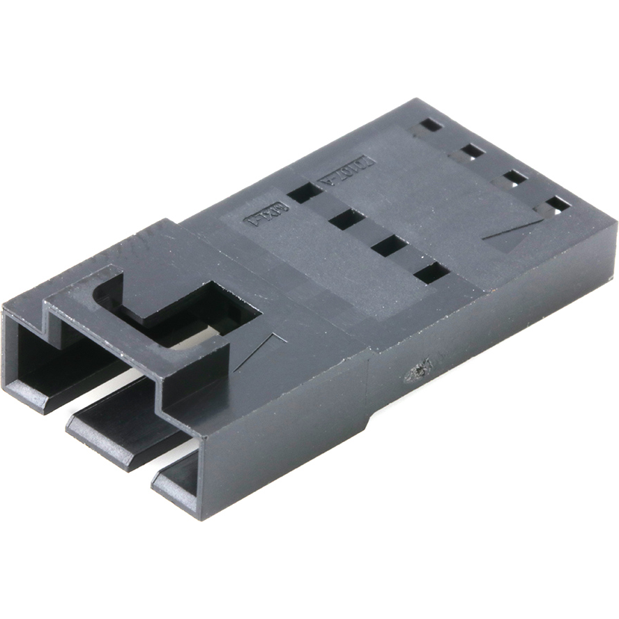 Molex-701070003 分立接线罩连接器 Conn Housing PL 4 POS 2.54mm Crimp ST Cable Mount Black SL™ Bag