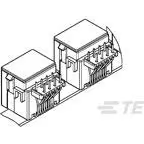 TE Connectivity-3-216444-1 Steckverbinder, Telefon und Telekommunikation Conn RJ-22 F 4 POS 1.27mm Solder ST Thru-Hole 4 Terminal 1 Port Cat 3 Loose