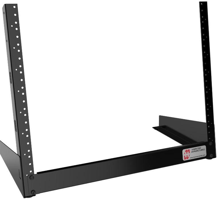 Hammond Manufacturing-HDR6UBK Cajas, compartimentos y anaqueles Black Steel Rack Mount 2-Post Rack