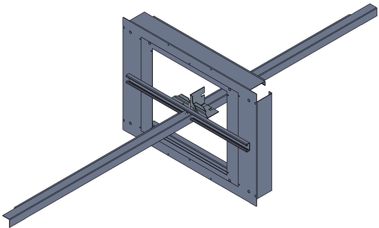 Hammond Manufacturing-C2F197831BK1 箱、罩及架 Black Steel Ground Mount Standard Equipment Rack