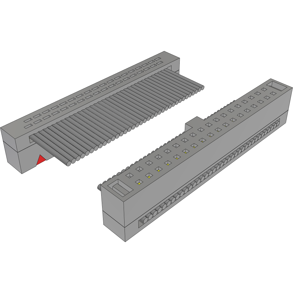Samtec-FFSD-18-D-06.01-01-N-R Flachband Kabelbaugruppen Cable Assembly 0.152m 30AWG 1.27mm 36 to 36 POS IDC Connector to IDC Connector F-F TIGER EYE™ Bulk