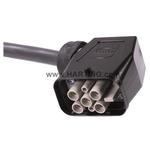 HARTING-6188201019201 Cable Assembly AC Power Power Supply Q4/2 F 4G2.5 1.5m