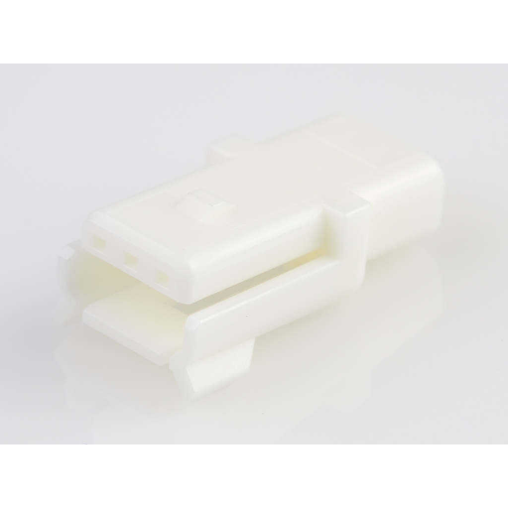 Molex-36877-0003 Connector Discrete Wire Housing Conn Housing 3 POS 2.5mm Crimp ST Cable Mount White Ditto™ Bag