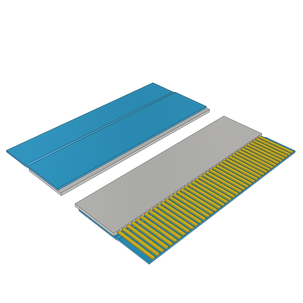 Samtec-FJH-40-R-20.00-4 Assemblage de câble plat/ruban Cable Assembly 0.5m 0.5mm 40 to 40 POS FFC to FFC Bulk