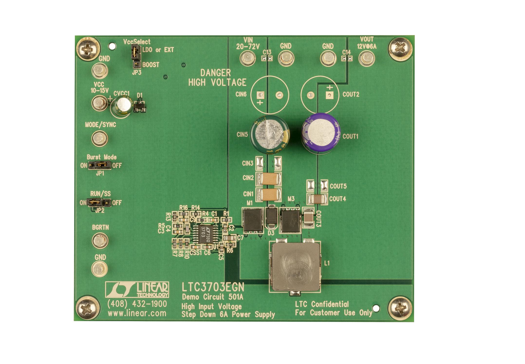 Analog Devices-DC501A Energiemanagement, Entwicklungsplatinen und -kits Power Demonstration circuit