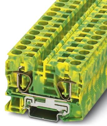 PHOENIX CONTACT-3036136 Steckverbinder, Klemmenblöcke Conn Ground Modular Terminal Block 2 POS Spring Cage T DIN Rail 65A