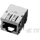 TE Connectivity-1734509-4 Connector Telephone and Telecom Conn RJ-45 Solder RA Thru-Hole