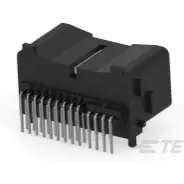 TE Connectivity-1534068-2 Connector Headers and PCB Receptacles Conn Shrouded Header (4 Sides) HDR 20 POS 2.54mm Solder RA Side Entry Thru-Hole Tray