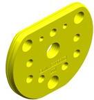 Delphi-33265958 Gaine de câblage de raccordement discret 7 Way AC Block Seal Yellow Cable Seal Type Multi
