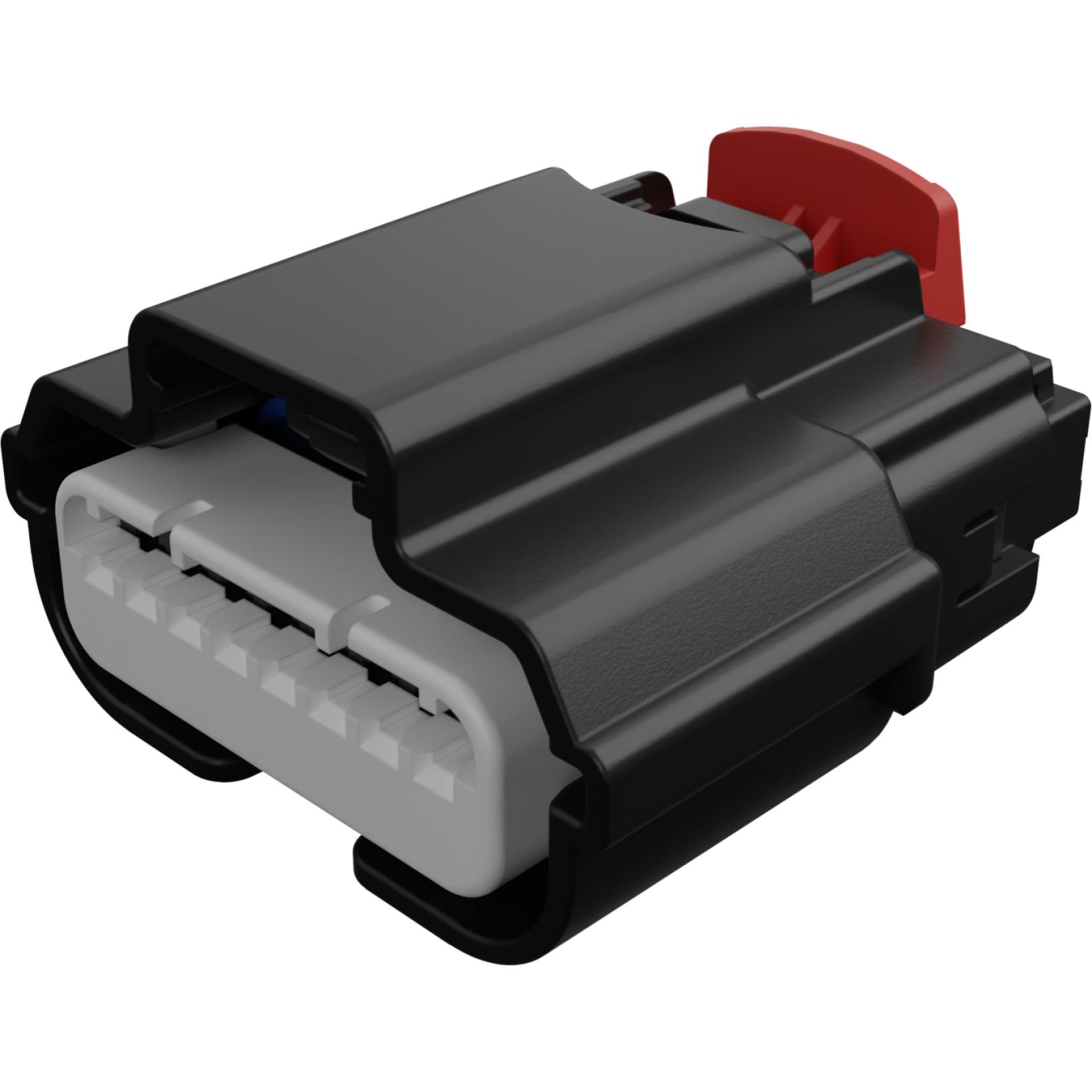 Molex-31404-9132 Connector Discrete Wire Housing Conn Housing RCP 8 POS 2.54mm Crimp ST Cable Mount Black Bag