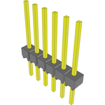 Conn Unshrouded Header HDR 6 POS 2.54mm Solder ST Top Entry Thru-Hole Bulk