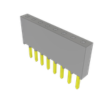 Conn Socket Strip SKT 8 POS 2.54mm Solder ST Top Entry Thru-Hole Bulk