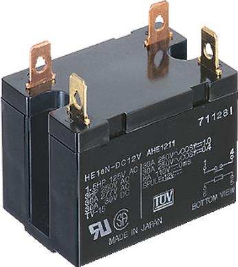 Panasonic Industry-HE2AN-S-DC24V Power Relays Power Relay 24VDC 25A DPST-NO(51mm 34mm 52.8mm) Screw Mount
