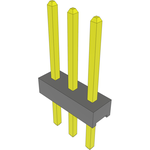 Conn Unshrouded Header HDR 3 POS 2mm Solder ST Top Entry Thru-Hole Bulk