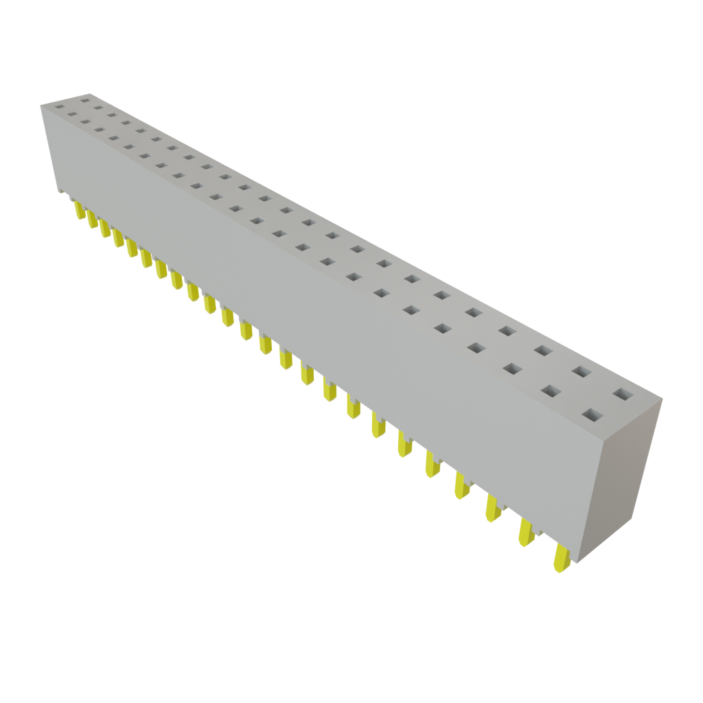 Samtec-SSQ-124-01-G-D Steckverbinderleisten und Leiterplattenbuchsen Conn Socket Strip SKT 48 POS 2.54mm Solder ST Top Entry Thru-Hole Bulk