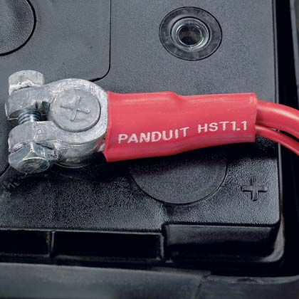 Panduit-HST0.4-48-5-2Y 热缩管 Heat Shrink Tubing ST Polyolefin Red Thick