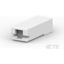 TE Connectivity-1-480435-0 Carcaza de cables discretos de conector Conn Housing RCP 1 POS Crimp ST Cable Mount Natural Carton