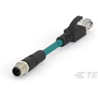 TE Connectivity-TCD1473A201-001 Andere Kabelbaugruppen M12 to RJ45 Cable Assembly