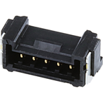 Conn Shrouded Header (4 Sides) HDR 5 POS 1.25mm Solder RA Side Entry SMD T/R