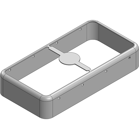 Masach Tech-MS513-10F null 51.3 x 26.5 x 9.5mm Two-piece Drawn-Seamless RF Shield/EMI Shield FRAME (CRS)