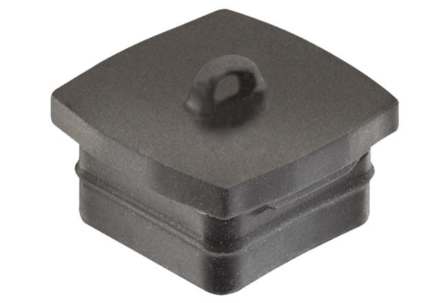 HARTING Technology Group-11200035456 Connector Accessories Connector Accessories Protection Cover Straight Thermoplastic Black