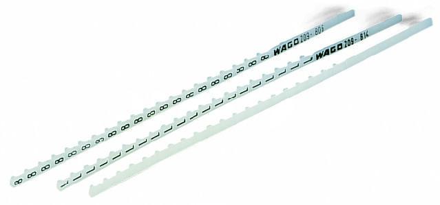 WAGO-209-816 连接器配件 Connector Accessories Marker Tag Straight Black/White Box