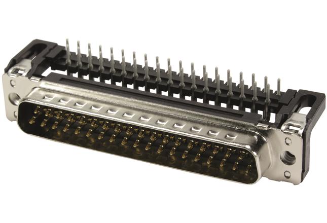 HARTING-09654226801 Steckverbinder, D-Sub Conn D-Sub M 37 POS 1.38mm Solder RA Thru-Hole 37 Terminal 1 Port