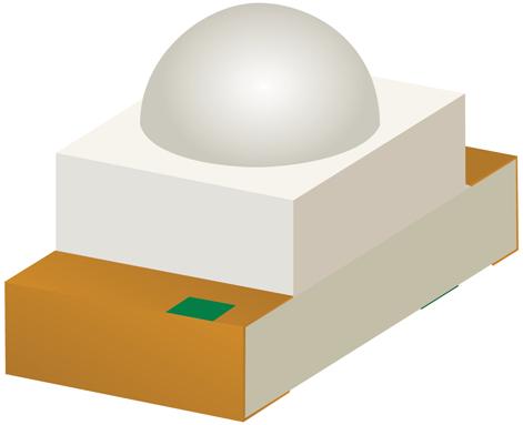 Dialight-5988E30107F LED LED Uni-Color Orange 2-Pin Chip 0603(1608Metric) T/R