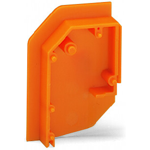 WAGO-711-108 Steckverbinderzubehör Connector Accessories Separator Plate Straight Polyamide 6/6 Orange Box