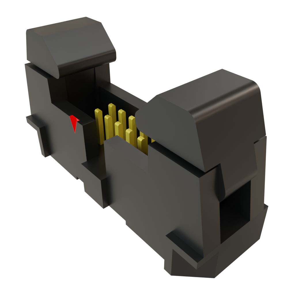 Samtec-EHF-105-01-L-D Steckverbinderleisten und Leiterplattenbuchsen Conn Ejector Header HDR 10 POS 1.27mm Solder ST Top Entry Thru-Hole Tube