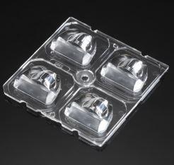 LEDIL OY-C14517_STRADA-2X2-DWC-PC Optical Lenses Rectangular Optical Lens Clear Polycarbonate Screw/Pin Box