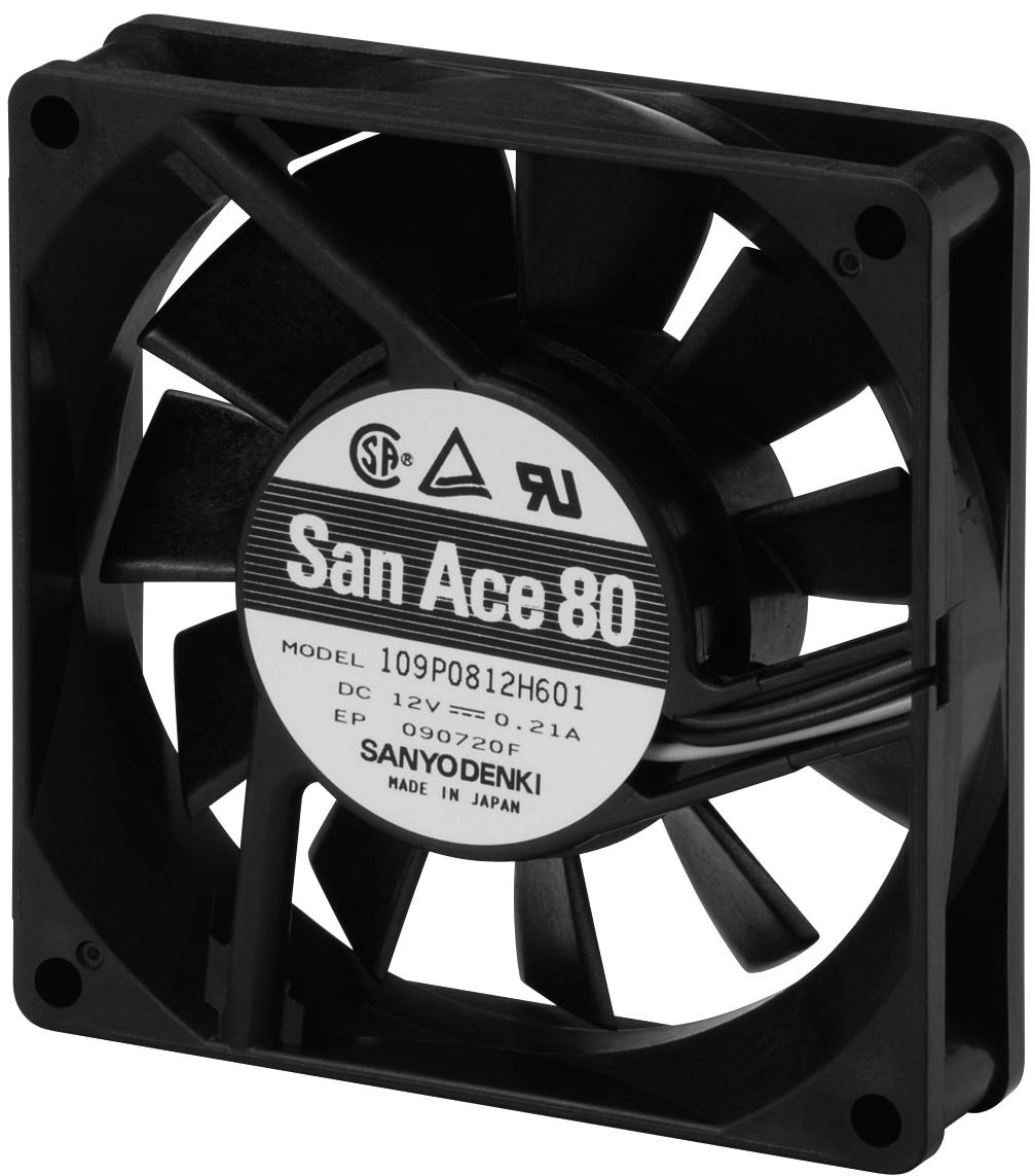 SANYO DENKI-109P0848C602 Gebläse und Lüfter DC Fan Axial Ball Bearing 48V 80 X 80 X 20mm