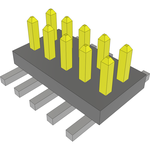 Conn Unshrouded Header HDR 10 POS 1.27mm Solder ST Top Entry SMD Tube