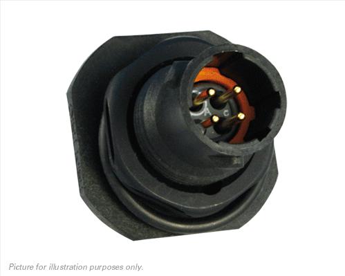 SOURIAU-UTS78D4P Connecteur circulaire Conn Circular PIN 4 POS Solder Cup ST Jam Nut 4 Terminal 1 Port