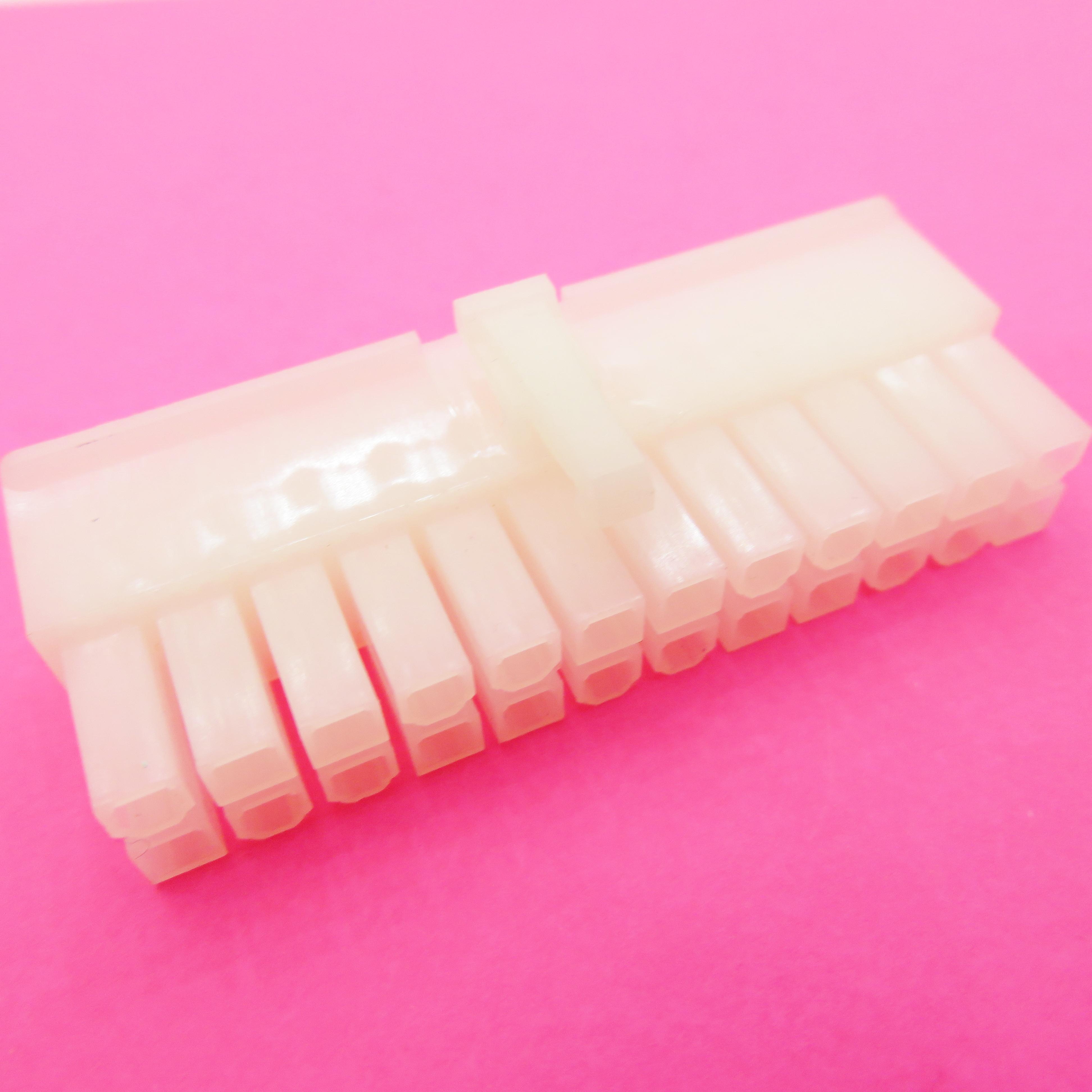 ADAM TECH-DMH-24 Steckverbinderleisten und Leiterplattenbuchsen Wire to Board, Pin Header Housing Latching 24P Dual Row 4.20mm Pitch