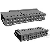 TE Connectivity-927690-1 分立接线罩连接器 Conn Housing RCP 26 POS 2.54mm Crimp ST Cable Mount Black Bag