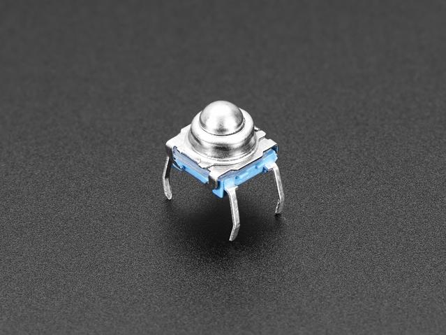 Adafruit Industries-3347 Interruttore tattile Switch Tactile N.O. SPST Dome PC Pins 0.05A 12VDC 100000Cycles 1.77N Thru-Hole