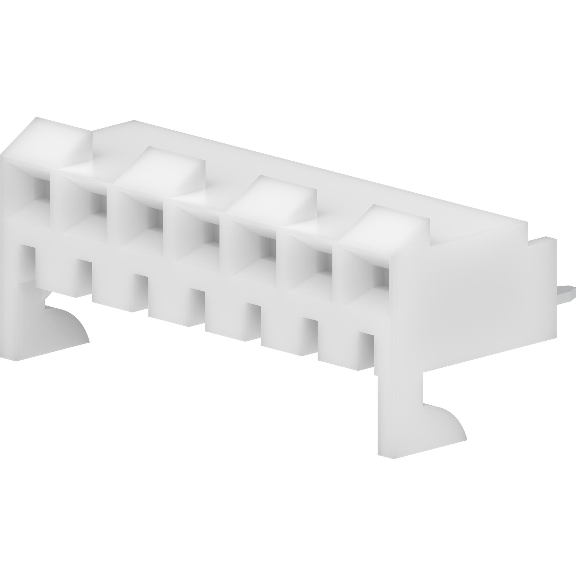 Molex-09-48-3076 Embases de raccordement et réceptacles PCB Conn Socket Strip RCP 7Power POS 3.96mm Solder ST Top Entry Thru-Hole KK 396 Tray