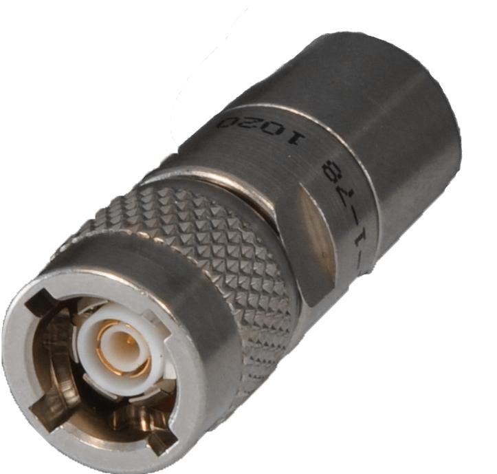 Cinch Connectivity Solutions-TNG451P-1-78 Conector RF 1553 Twinax Plug Termination, 3-lug, No Chain, 78 Ohm Resistance