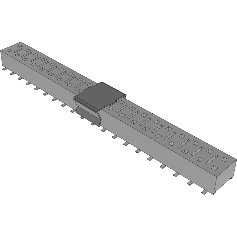 Samtec-HLE-120-02-S-DV-P-TR Connector Headers and PCB Receptacles Conn Socket Strip SKT 40 POS 2.54mm Solder ST SMD T/R